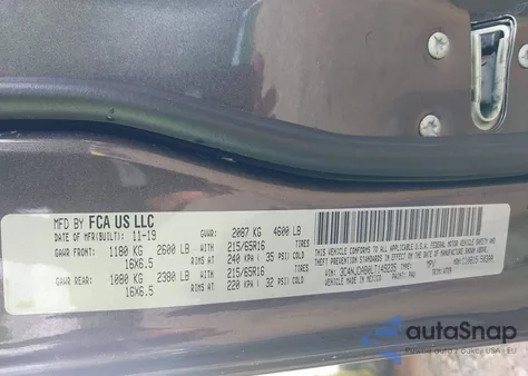 2020 Jeep Compass Sport 4X4 z USA, uszkodzony, nr VIN 3C4NJDAB0LT149235